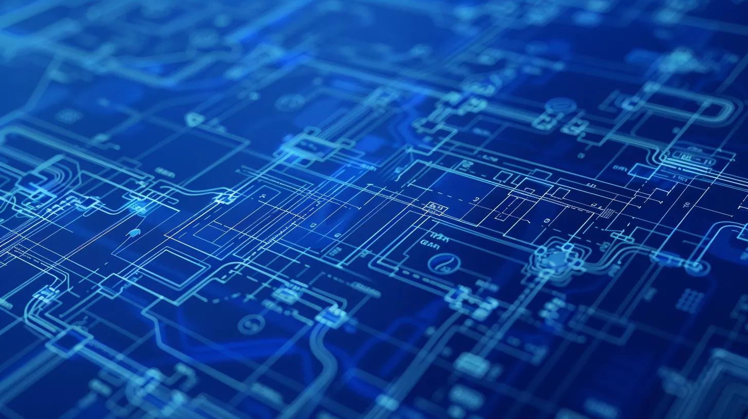 Can you please create in image that is a blueprint of a sprinkler system, with no words on the image.